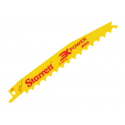 Starrett BT63-5 Bi-Metal Reciprocating Blade, Wood Tapered 152mm 3 TPI (Pack 5)