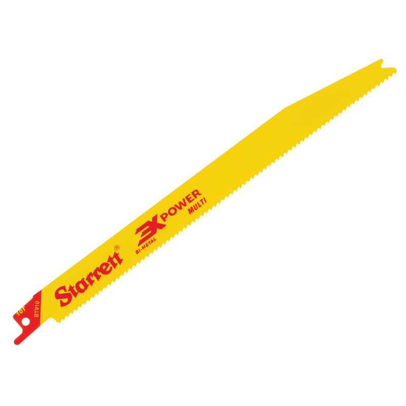 Starrett BT910-5 Bi-Metal Reciprocating Blade, Tapered 228mm 10 TPI (Pack 5) Starrett BT910-5 Bi-Metal Reciprocating Blade, Tapered 228mm 10 TPI (Pack 5)