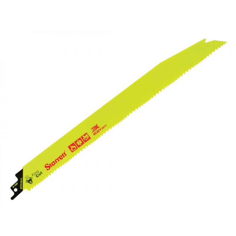 Starrett BTR12610-5 Bi-Metal King Cut™ Demolition Blade 300mm 6-10 TPI (Pack 5) Starrett BTR12610-5 Bi-Metal King Cut™ Demolition Blade 300mm 6-10 TPI (Pack 5)