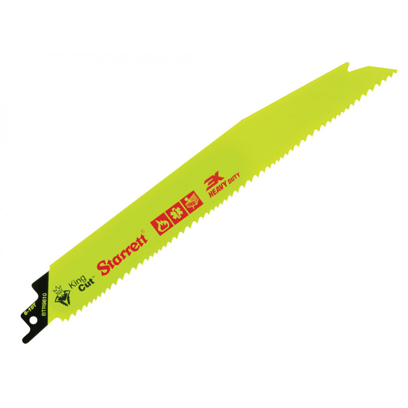 Starrett BTR9610-5 Bi-Metal King Cut™ Demolition Blade 228mm 6-10 TPI (Pack 5) Starrett BTR9610-5 Bi-Metal King Cut™ Demolition Blade 228mm 6-10 TPI (Pack 5)
