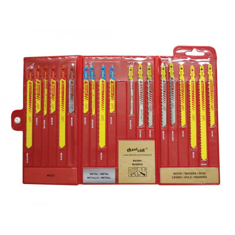 Starrett BU4 Jigsaw Blade Assortment Pack, 19 Piece Starrett BU4 Jigsaw Blade Assortment Pack, 19 Piece