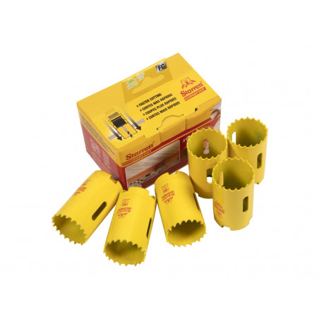Starrett FCH0114-6 FCH0114 Fast Cut Bi-Metal Holesaw 32mm Bulk Pack of 6
