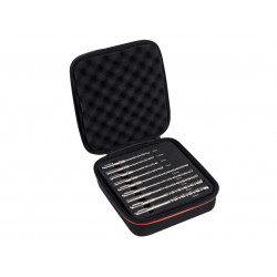Starrett KBPSK09 SDS Plus 2 Point Drill Bit Set, 9 Piece