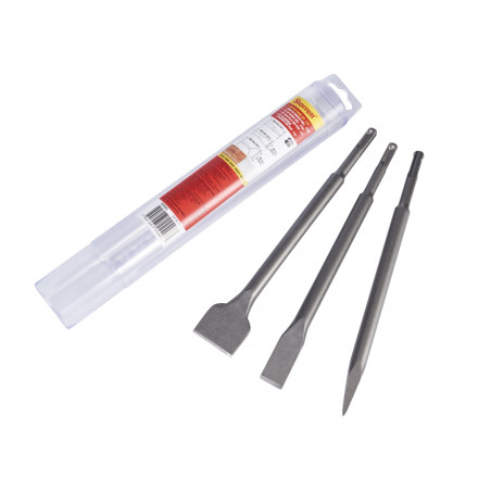SDS Plus Chisel Set, 3 Piece
