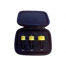 Starrett KCS03001 Cordless Smooth Cut Bi-Metal Holesaw Kit, 3 Piece