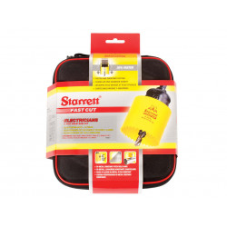 Starrett KFC06021 Fast Cut Bi-Metal Electrician's Holesaw Kit, 8 Piece