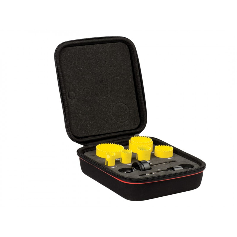 Starrett KFC07021 Fast Cut Bi-Metal Plumber's Holesaw Kit, 9 Piece Starrett KFC07021 Fast Cut Bi-Metal Plumber's Holesaw Kit, 9 Piece