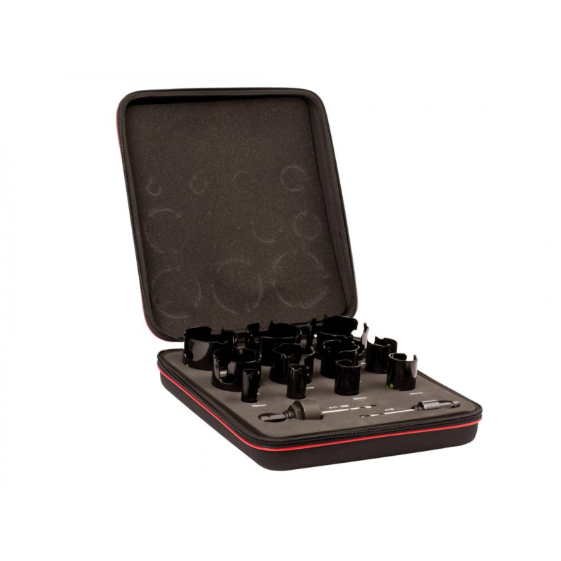 Starrett KMP11021 TCT General Purpose Holesaw Kit, 13 Piece Starrett KMP11021 TCT General Purpose Holesaw Kit, 13 Piece