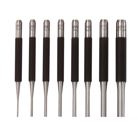 Starrett DB522 S565PC Pin Punch Set 8 Piece