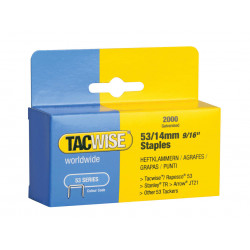 Tacwise 0338 53 Light-Duty Staples 14mm (Type JT21 A) (Pack 2000)