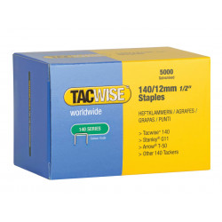 Tacwise 0343 140 Galvanised Staples 12mm (Pack 5000)