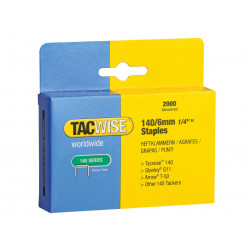 Tacwise 0345 140 Heavy-Duty Staples 6mm (Type T50 G) (Pack 2000)