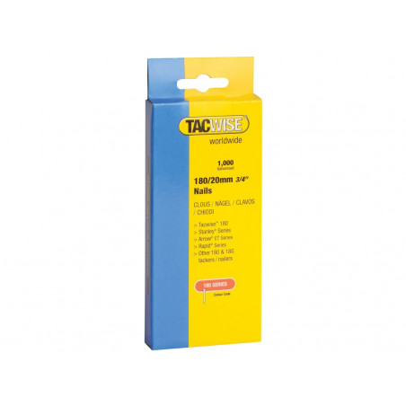 Tacwise 0361 180 18 Gauge 25mm Nails (Pack 1000)