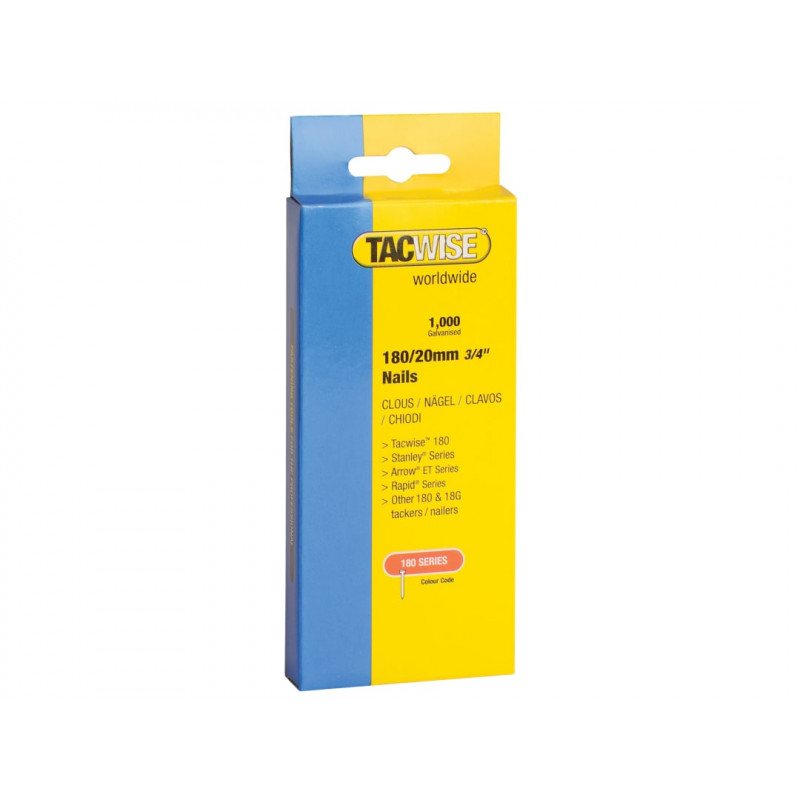 Tacwise 0363 180 18 Gauge 32mm Nails (Pack 1000) Tacwise 0363 180 18 Gauge 32mm Nails (Pack 1000)