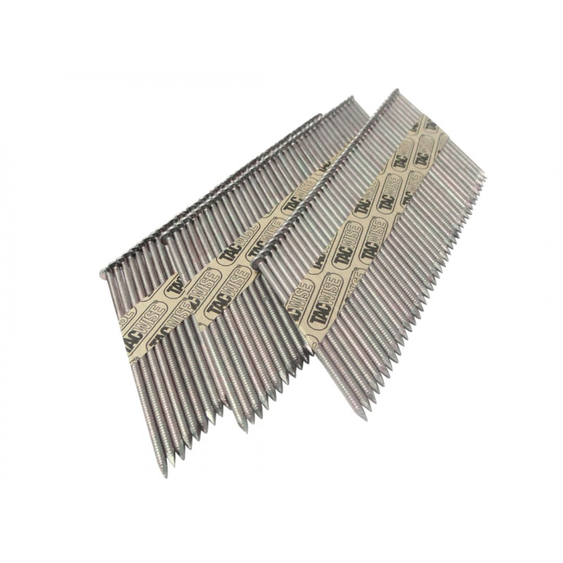Tacwise 1122 34° Extra Galvanised Framing Plain Shank Nails Type 3.1/90mm (2200) Tacwise 1122 34° Extra Galvanised Framing Plain Shank Nails Type 3.1/90mm (2200)