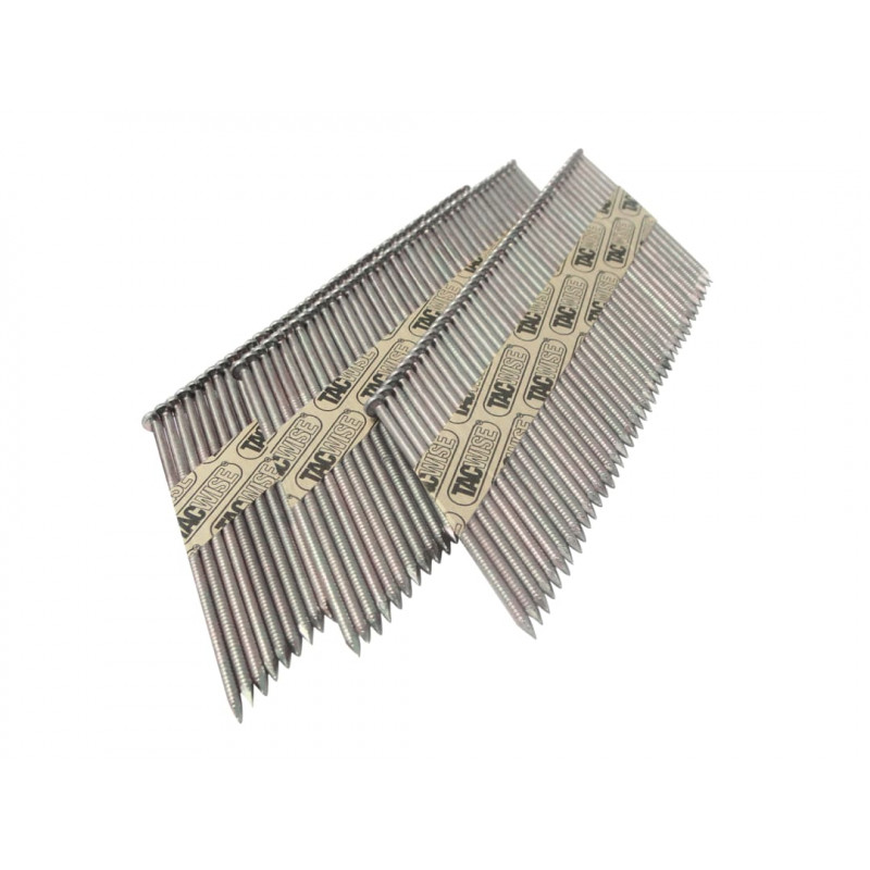 Tacwise 1123 34° Extra Galvanised Framing Ring Shank Nails Type 3.1/90mm (2200) Tacwise 1123 34° Extra Galvanised Framing Ring Shank Nails Type 3.1/90mm (2200)
