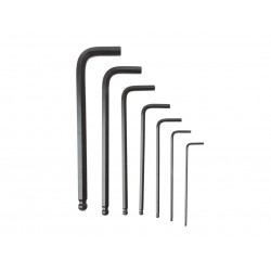 Teng 1475 Metric Ball Point Hexagon Key Set, 7 Piece