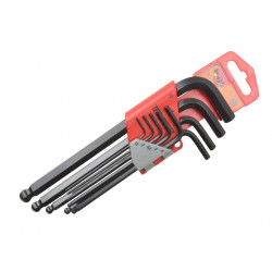Teng 1479MM Metric Ball Point Hexagon Key Set, 9 Piece