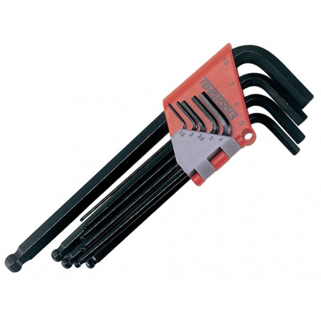 Teng 1479MMA Metric Ball Point Hexagon Key Set, 9 Piece