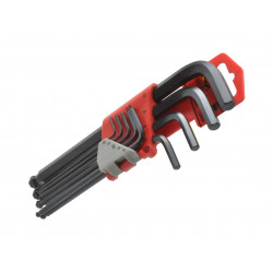 Teng 1479MM Metric Ball Point Hexagon Key Set, 9 Piece