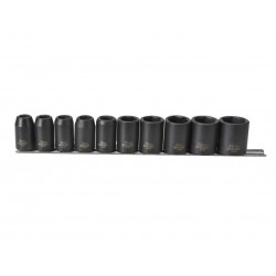 Teng 9121 1/2in Drive Impact Socket Set, 10 Piece