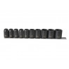 Teng 9121 1/2in Drive Impact Socket Set, 10 Piece