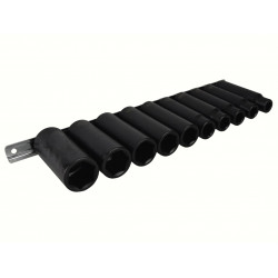 Teng 9126 1/2in Drive Deep Impact Socket Set, 10 Piece