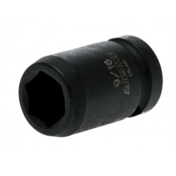 Teng 920118 Impact Socket Hexagon 6-Point 1/2in Drive 9/16in