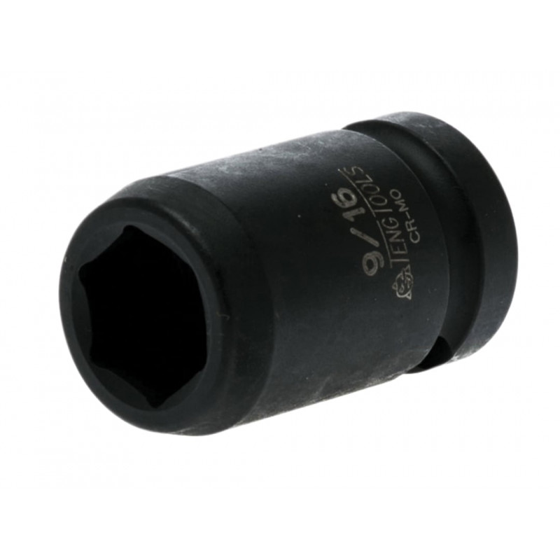 Teng 920118 Impact Socket Hexagon 6-Point 1/2in Drive 9/16in Teng 920118 Impact Socket Hexagon 6-Point 1/2in Drive 9/16in
