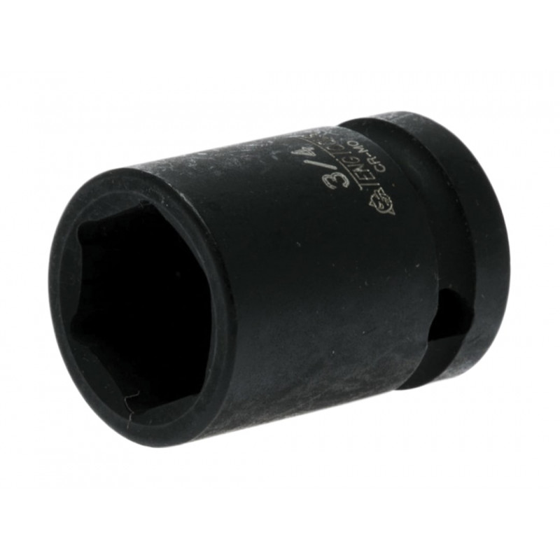 Teng 920124 Impact Socket Hexagon 6-Point 1/2in Drive 3/4in Teng 920124 Impact Socket Hexagon 6-Point 1/2in Drive 3/4in