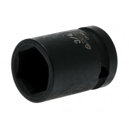 Teng 920124 Impact Socket Hexagon 6-Point 1/2in Drive 3/4in