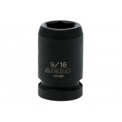 Teng 920118 Impact Socket Hexagon 6-Point 1/2in Drive 9/16in