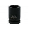 Teng 920124 Impact Socket Hexagon 6-Point 1/2in Drive 3/4in