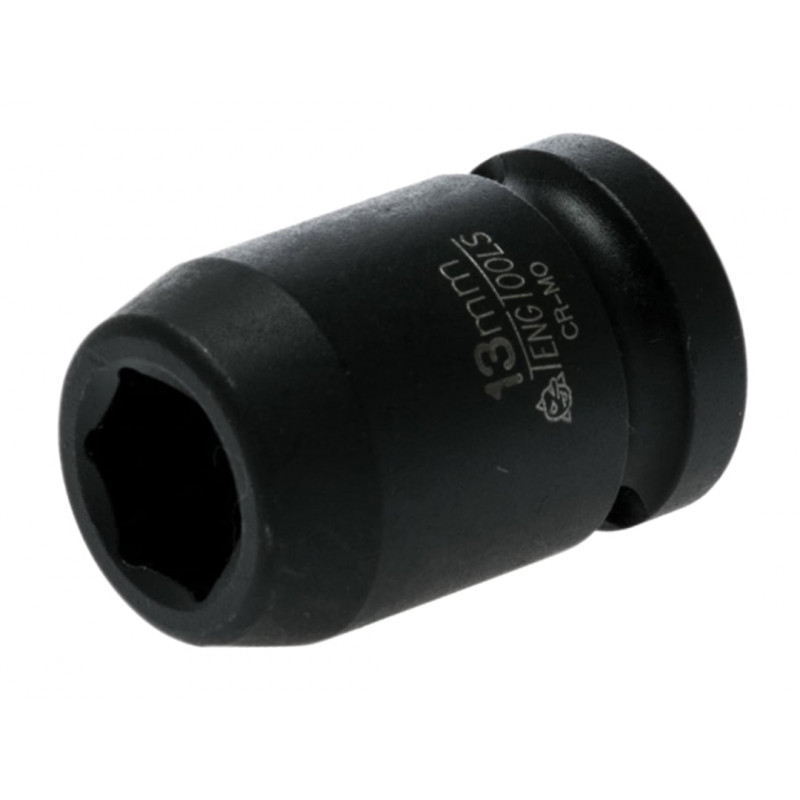 Teng 920513N Impact Socket Hexagon 6-Point 1/2in Drive 13mm Teng 920513N Impact Socket Hexagon 6-Point 1/2in Drive 13mm