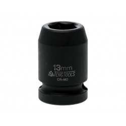 Teng 920513N Impact Socket Hexagon 6-Point 1/2in Drive 13mm