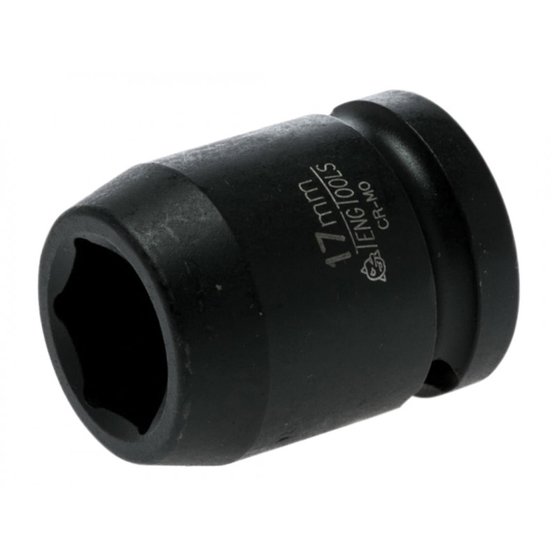 Teng 920517N1 Impact Socket Hexagon 6-Point 1/2in Drive 17mm Teng 920517N1 Impact Socket Hexagon 6-Point 1/2in Drive 17mm