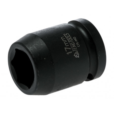 Teng 920517N1 Impact Socket Hexagon 6-Point 1/2in Drive 17mm