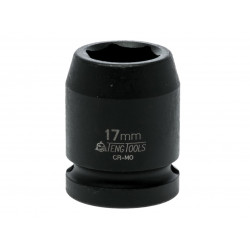 Teng 920517N1 Impact Socket Hexagon 6-Point 1/2in Drive 17mm