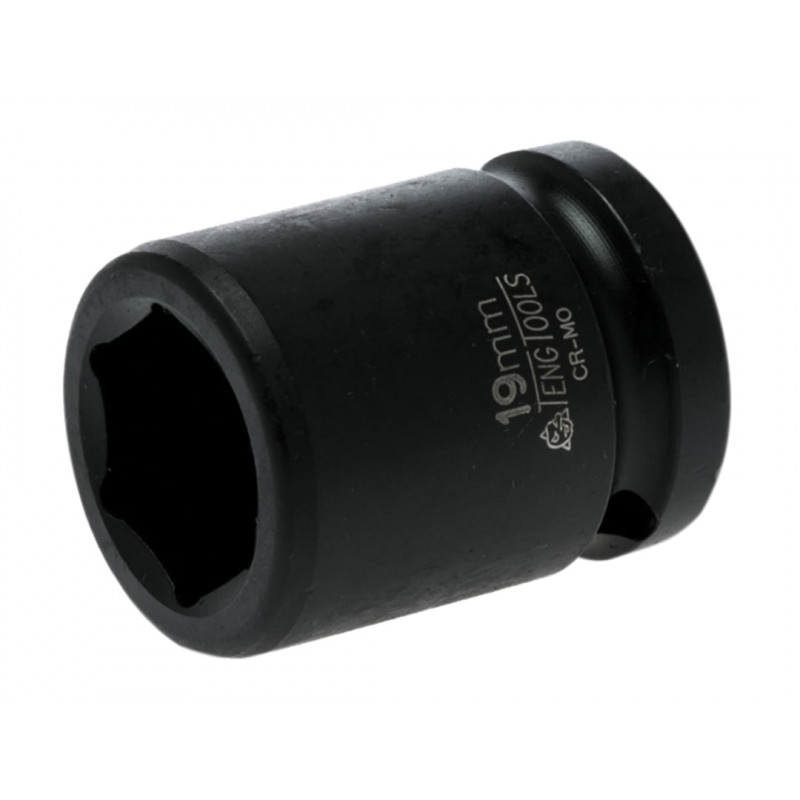 Teng 920519N1 Impact Socket Hexagon 6-Point 1/2in Drive 19mm Teng 920519N1 Impact Socket Hexagon 6-Point 1/2in Drive 19mm
