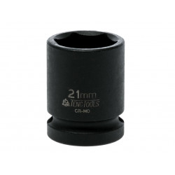 Teng 920521N1 Impact Socket Hexagon 6-Point 1/2in Drive 21mm