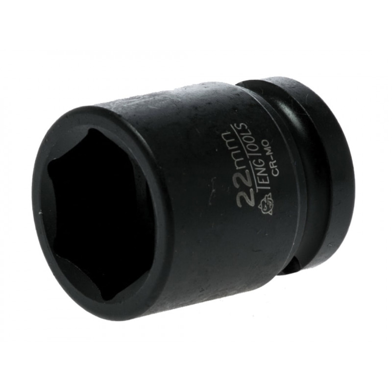 Teng 920522N Impact Socket Hexagon 6-Point 1/2in Drive 22mm Teng 920522N Impact Socket Hexagon 6-Point 1/2in Drive 22mm