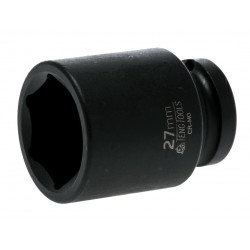 Teng 920527N Impact Socket Hexagon 6-Point 1/2in Drive 27mm