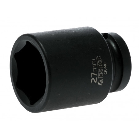 Teng 920527N Impact Socket Hexagon 6-Point 1/2in Drive 27mm