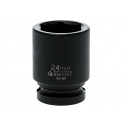 Teng 920524N Impact Socket Hexagon 6-Point 1/2in Drive 24mm
