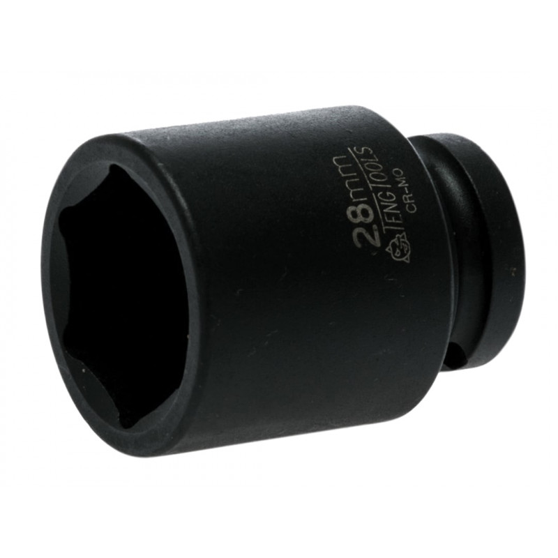 Teng 920528N Impact Socket Hexagon 6-Point 1/2in Drive 28mm Teng 920528N Impact Socket Hexagon 6-Point 1/2in Drive 28mm