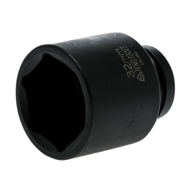 Teng 920532N Impact Socket Hexagon 6-Point 1/2in Drive 32mm Teng 920532N Impact Socket Hexagon 6-Point 1/2in Drive 32mm