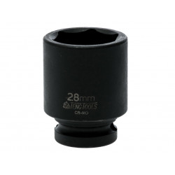 Teng 920528N Impact Socket Hexagon 6-Point 1/2in Drive 28mm