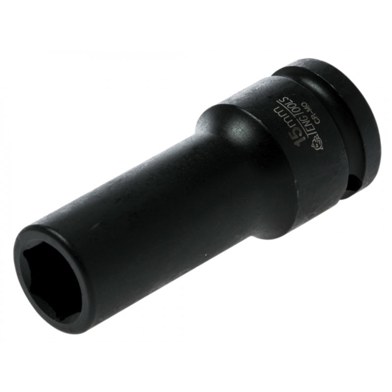 Teng 920615N Deep Impact Socket Hexagon 6-Point 1/2in Drive 15mm Teng 920615N Deep Impact Socket Hexagon 6-Point 1/2in Drive 15mm