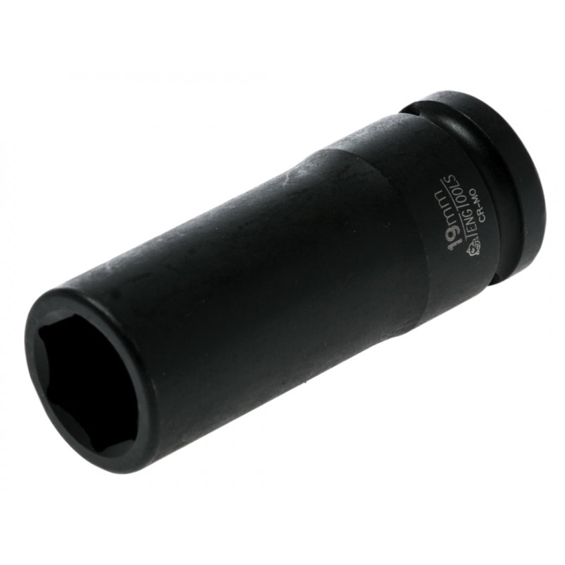 Teng 920619N Deep Impact Socket Hexagon 6-Point 1/2in Drive 19mm Teng 920619N Deep Impact Socket Hexagon 6-Point 1/2in Drive 19mm