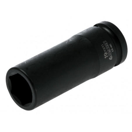 Teng 920619N Deep Impact Socket Hexagon 6-Point 1/2in Drive 19mm